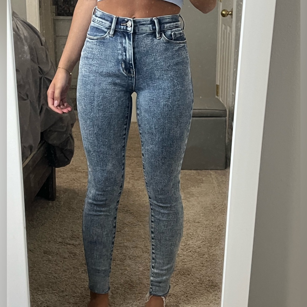 PacSun Women’s High Rise Jeggings Acid Wash Skinny Size 22